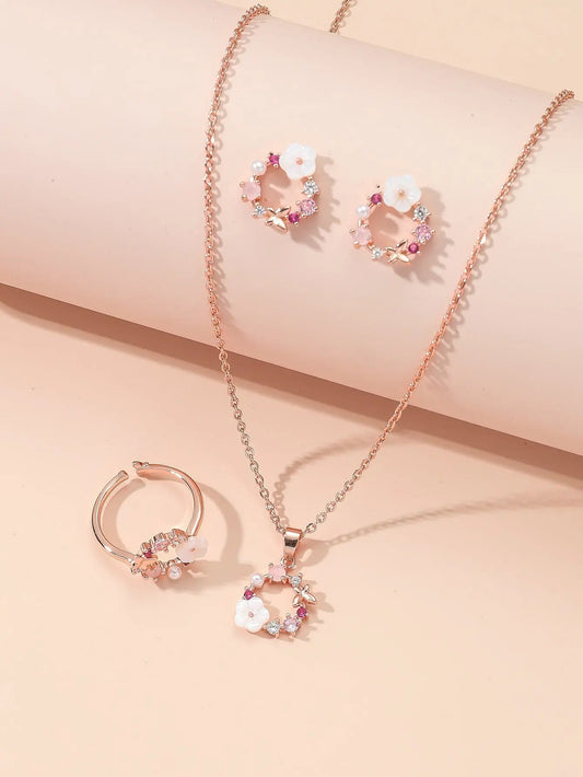 4 Pieces Rose Gold Taha Collection