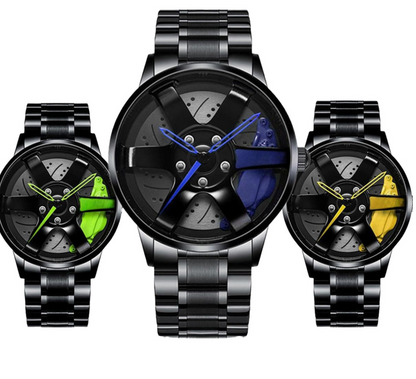 Rotating Watch 1990 Men Watch Rotation Wheel Fashion Creative Waterproof Stainless Steel - Taha collection