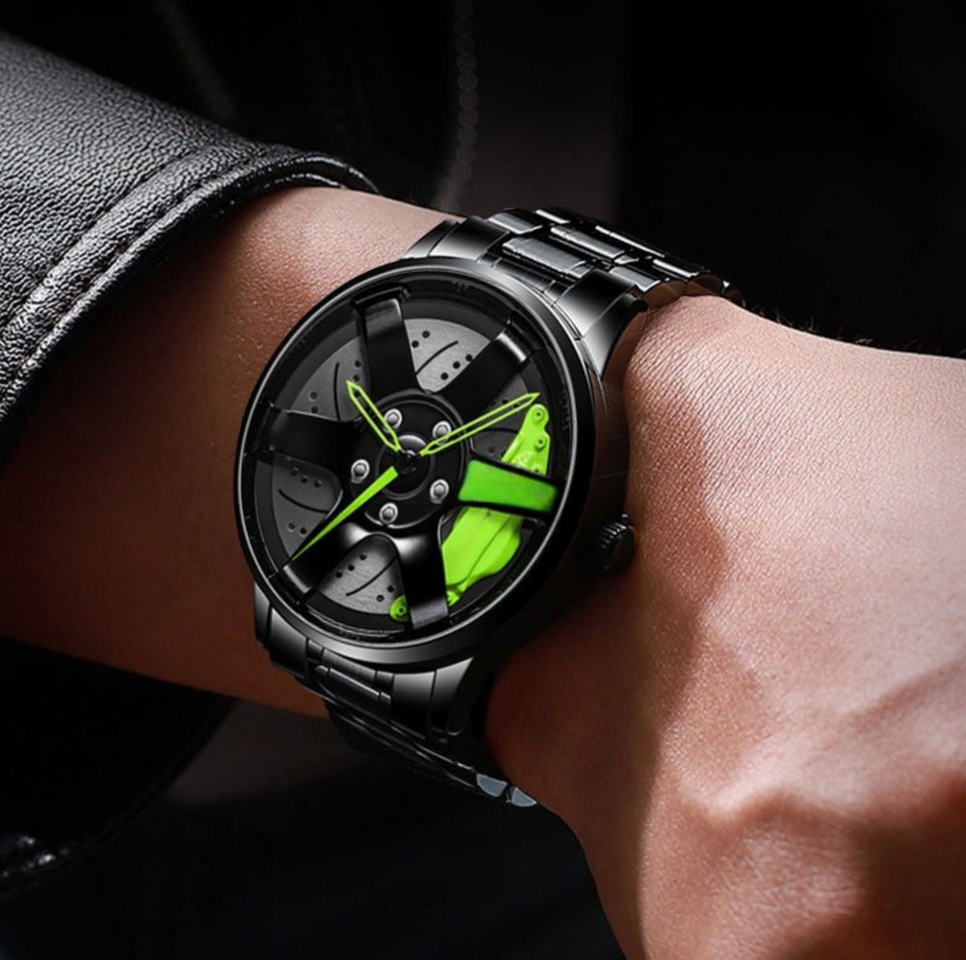 Rotating Watch 1990 Men Watch Rotation Wheel Fashion Creative Waterproof Stainless Steel - Taha collection